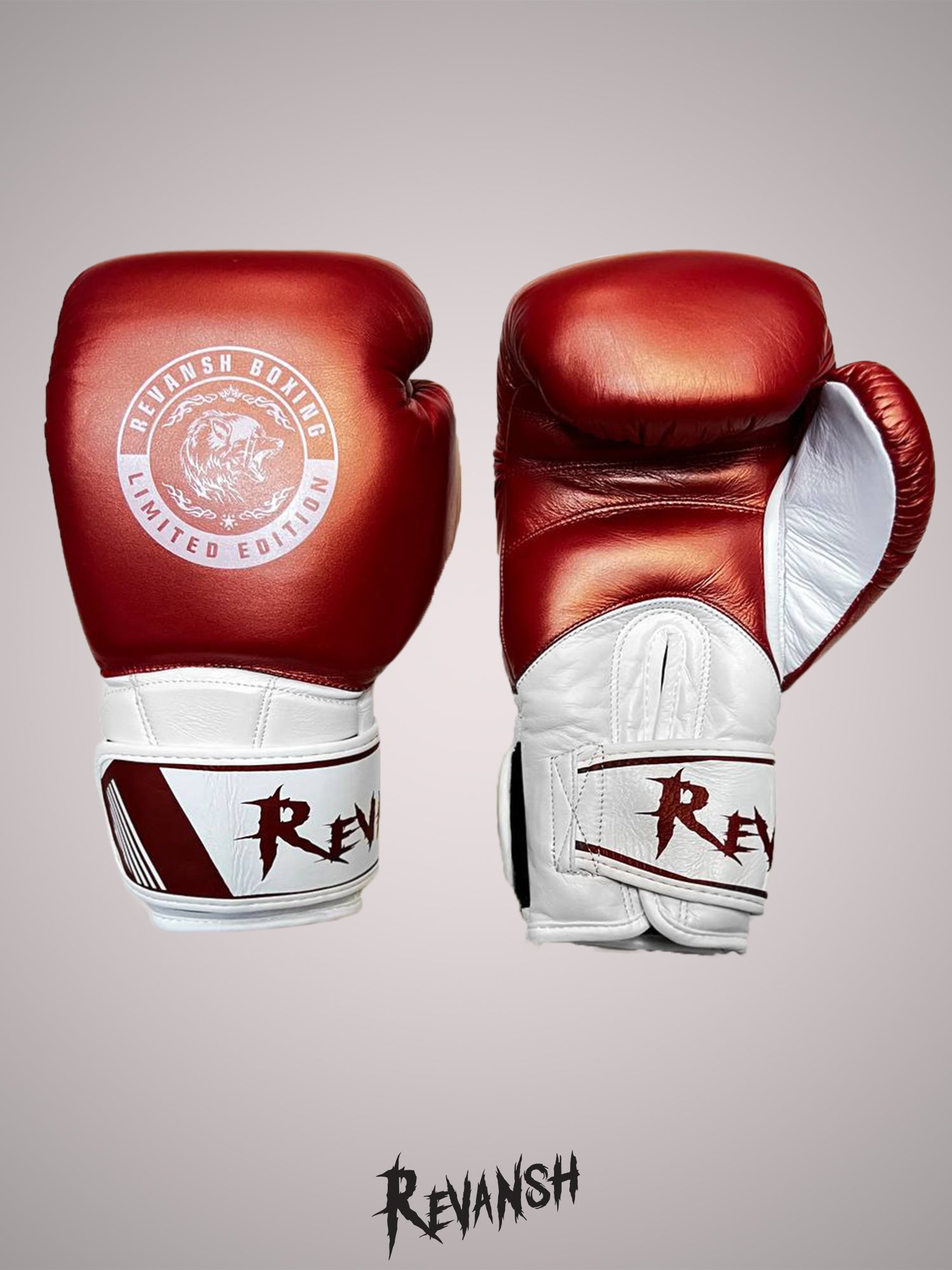 Boxing gloves REVANSH PRO TOP, genuine leather