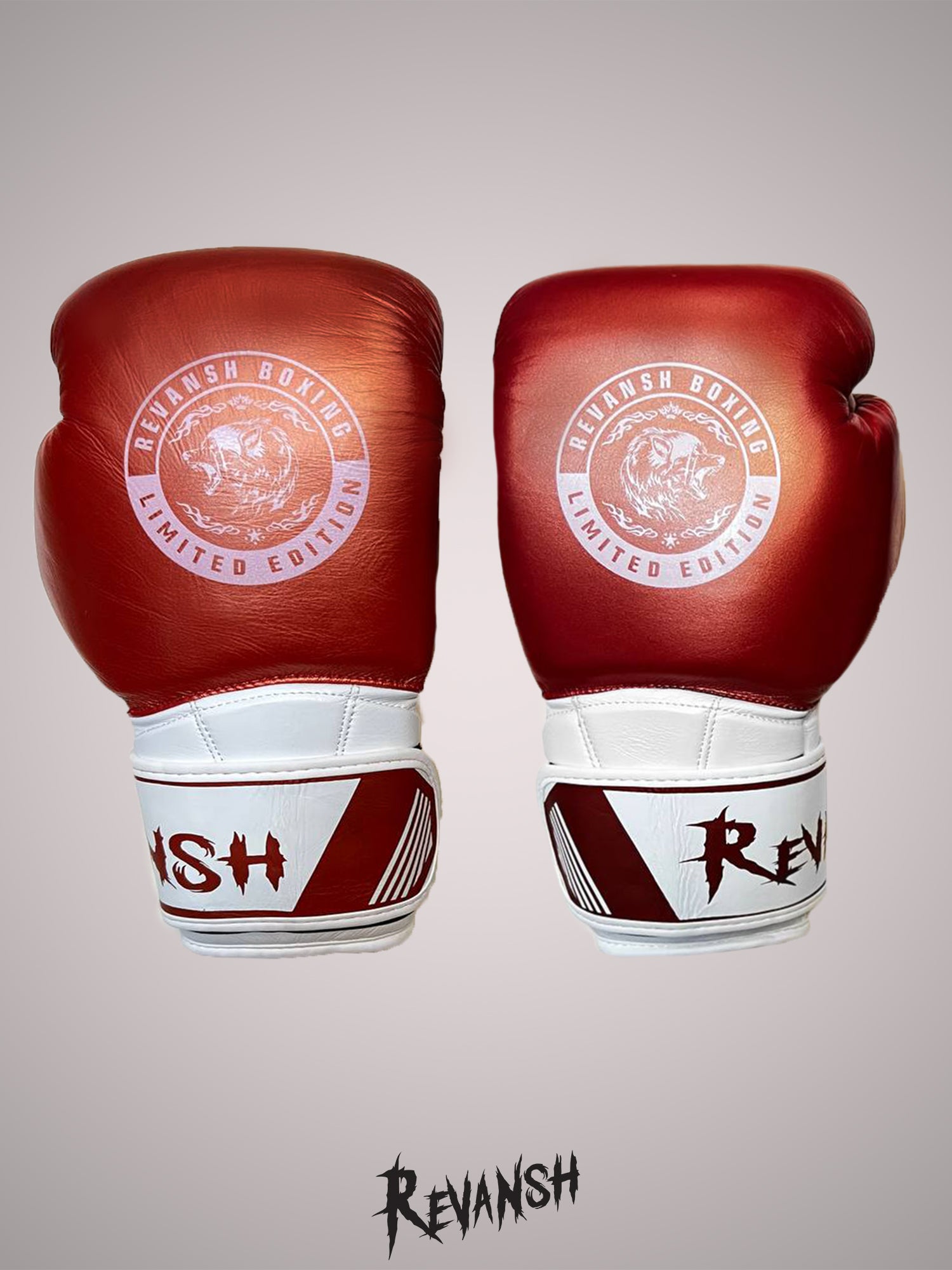 Boxing gloves REVANSH PRO TOP, genuine leather