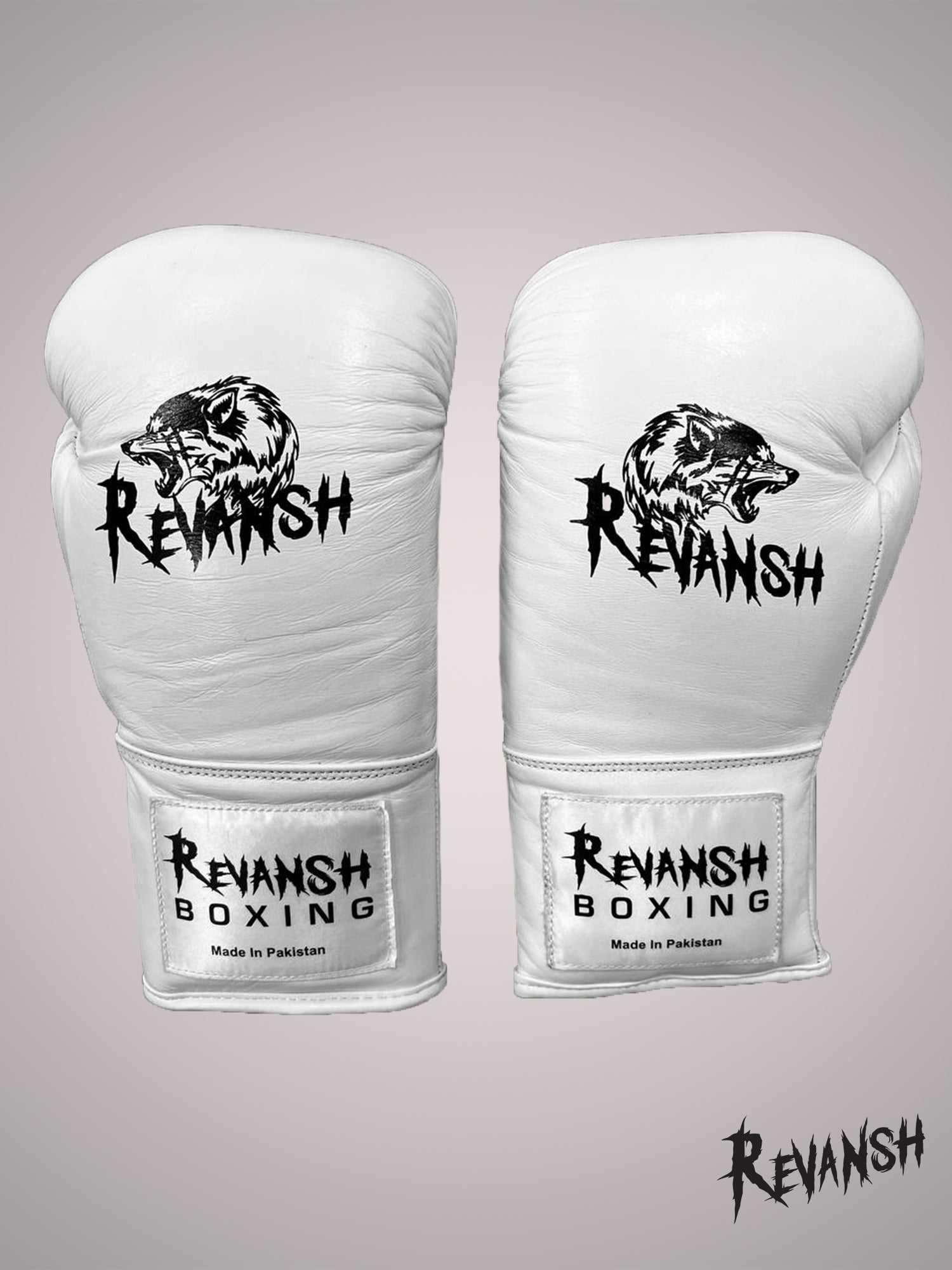 Boxing gloves for sparring with laces, genuine leather