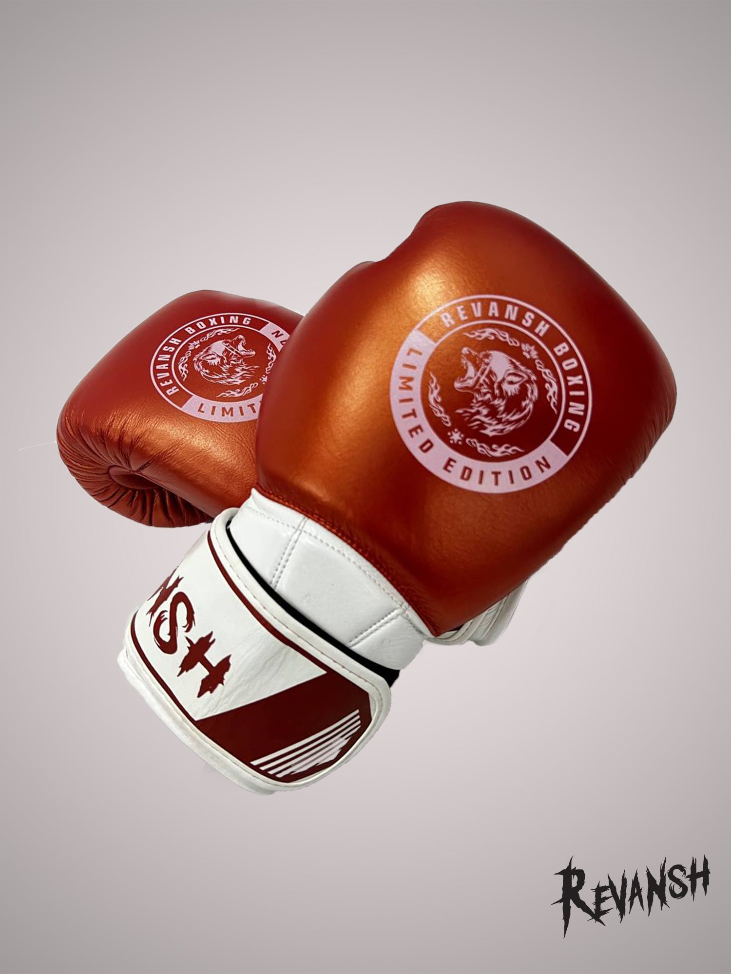 Boxing gloves REVANSH PRO TOP, genuine leather
