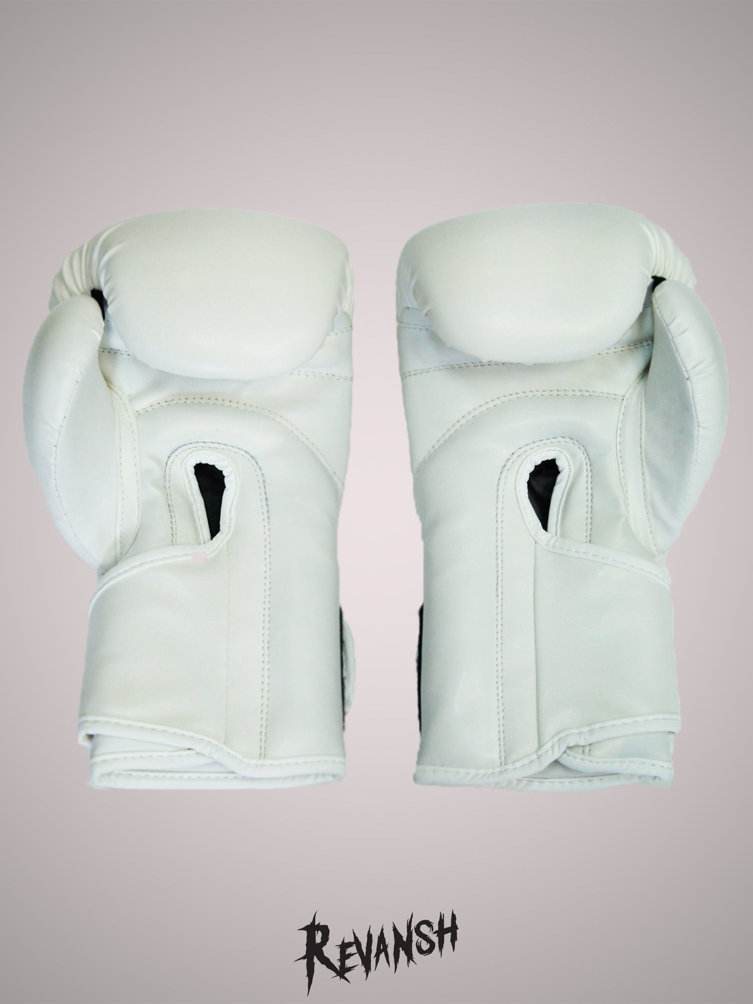 Boxing gloves REVANSH, white and gold