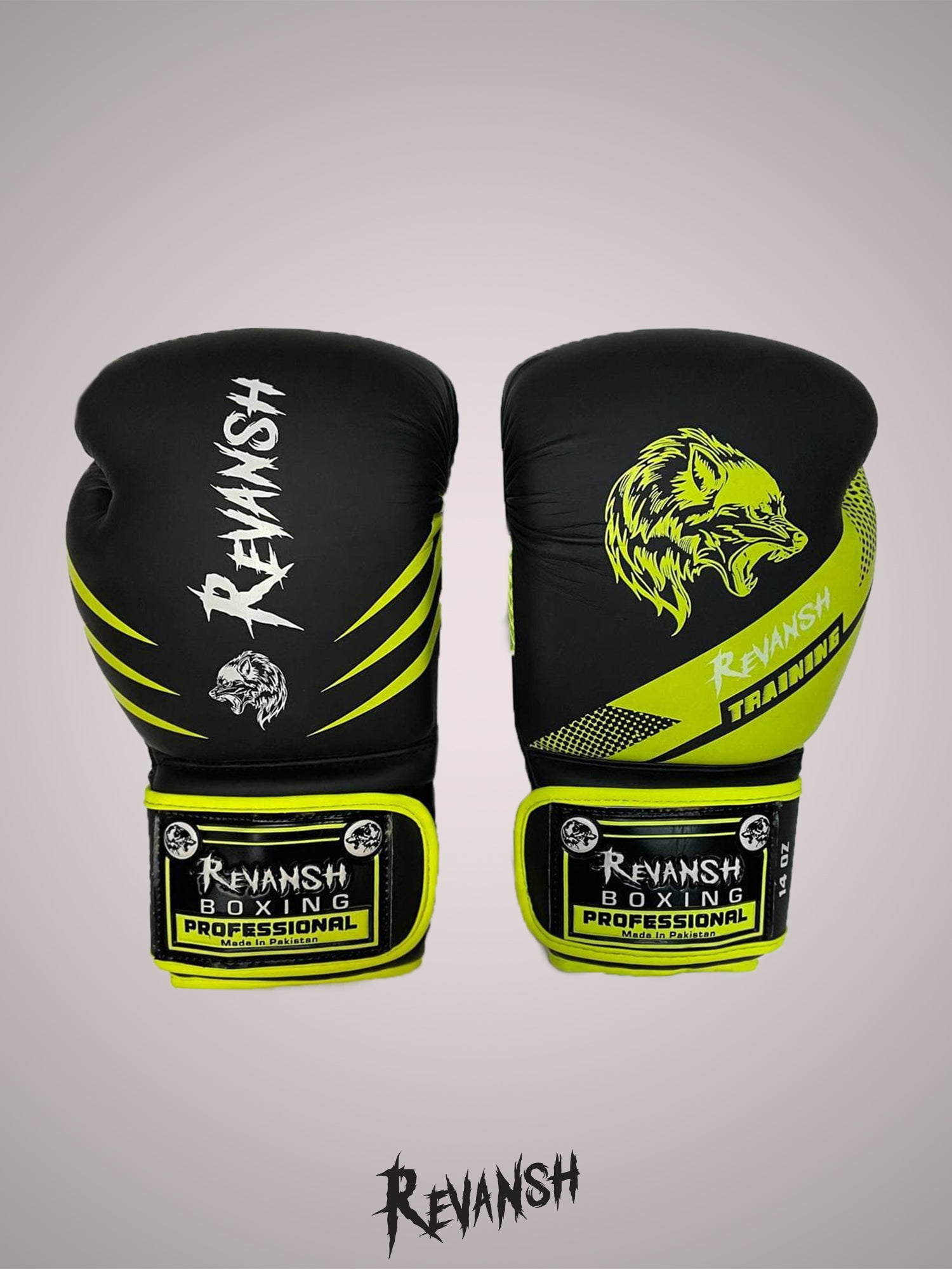 Boxing gloves REVANSH NEO, black-green