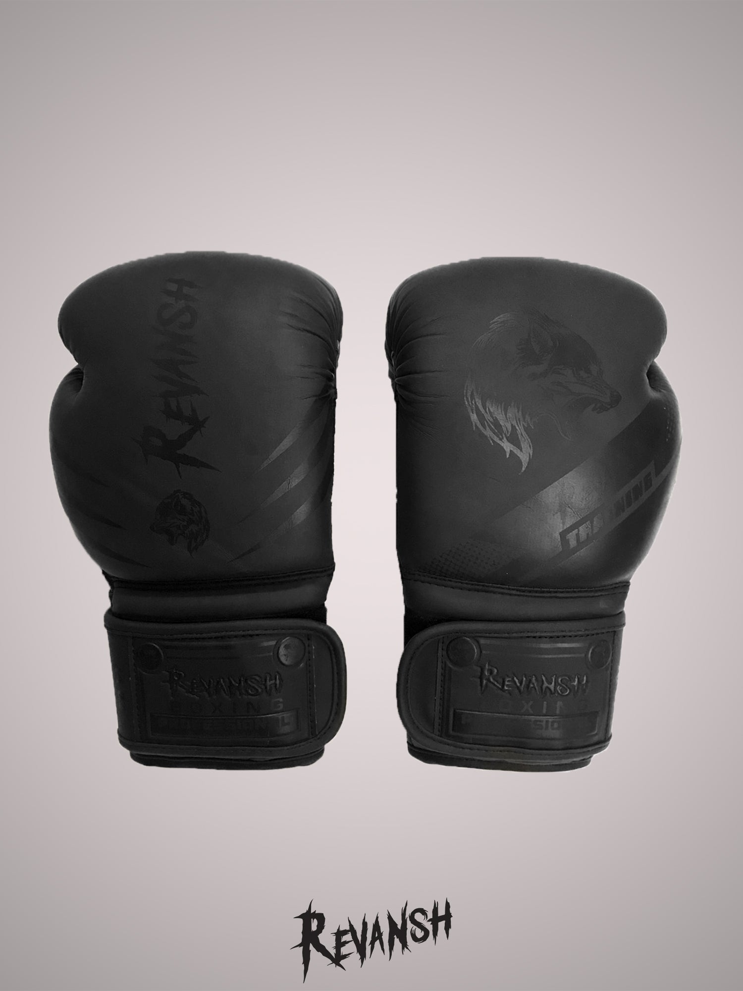 Boxing gloves REVANSH NEO, Black-Black