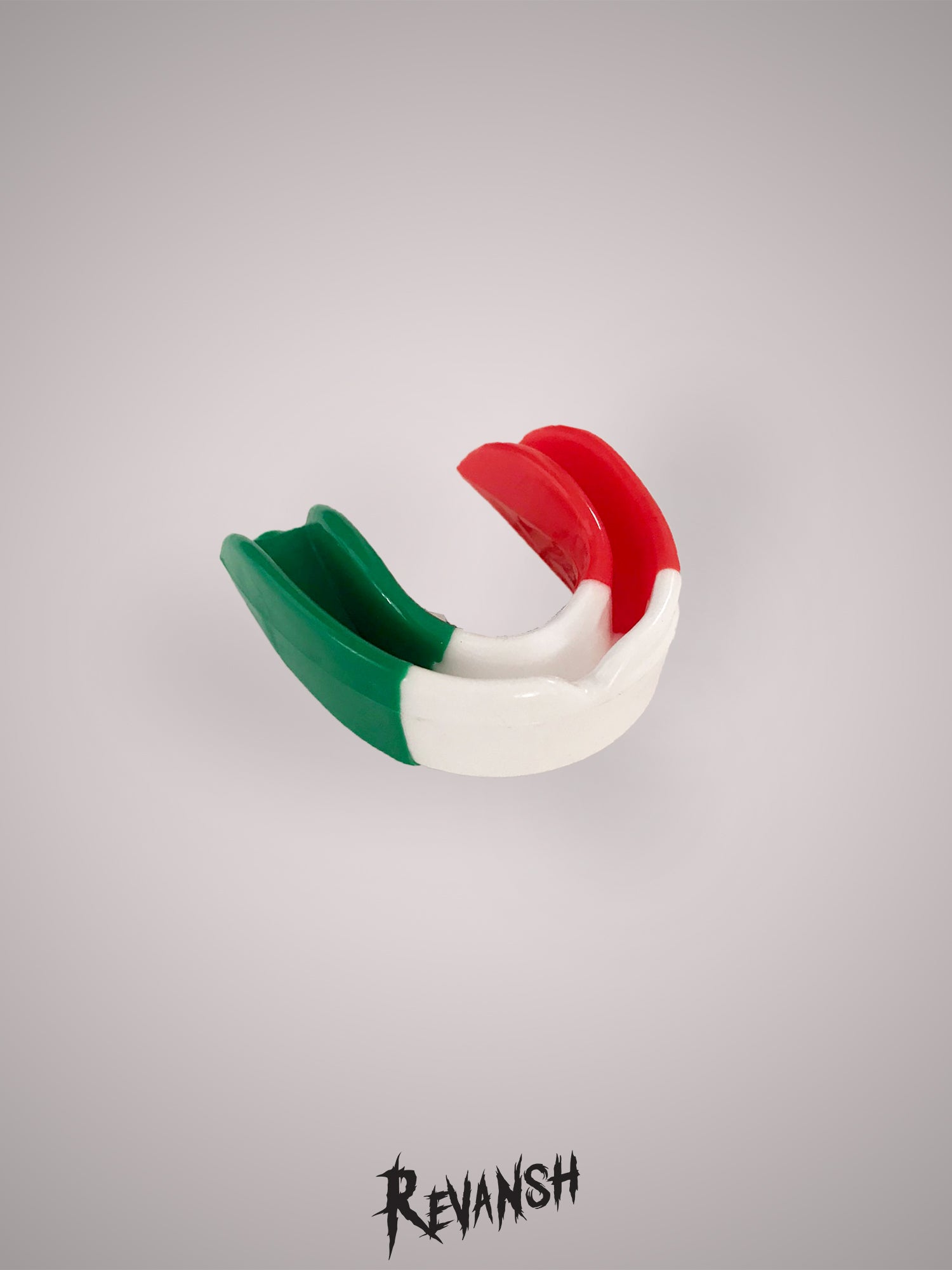 Revansh Silicon Mouth Guard, Italy Flag Style