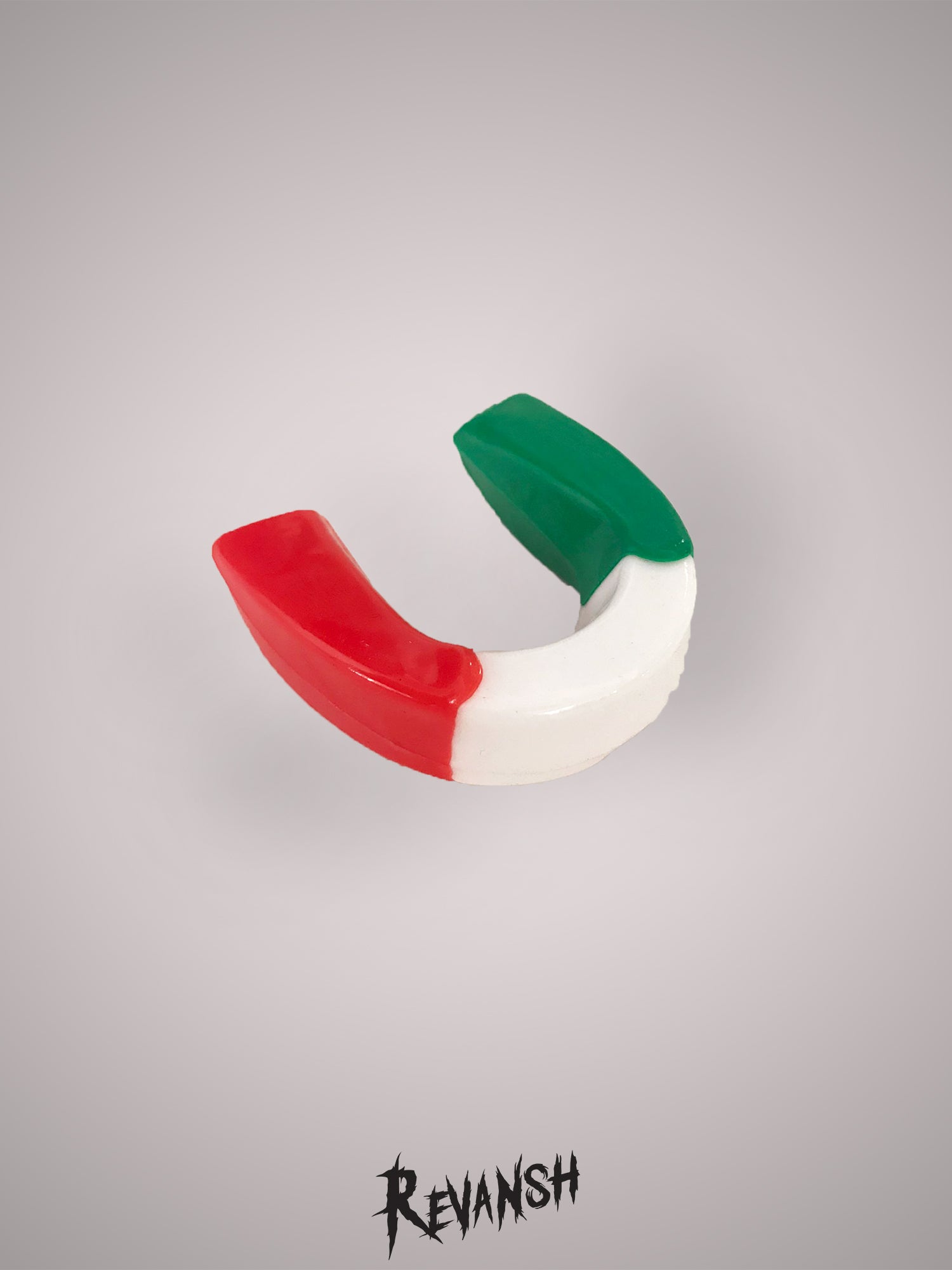 Revansh Silicon Mouth Guard, Italy Flag Style