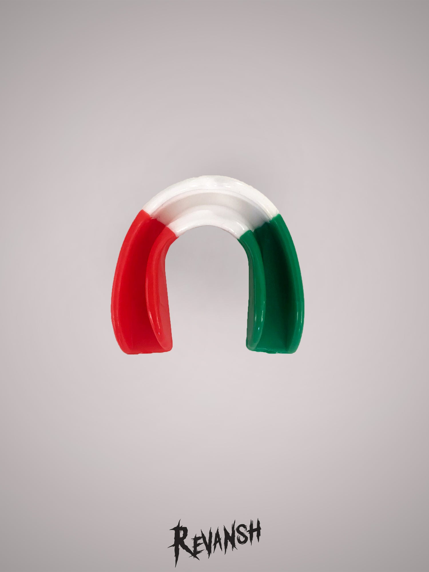 Revansh Silicon Mouth Guard, Italy Flag Style
