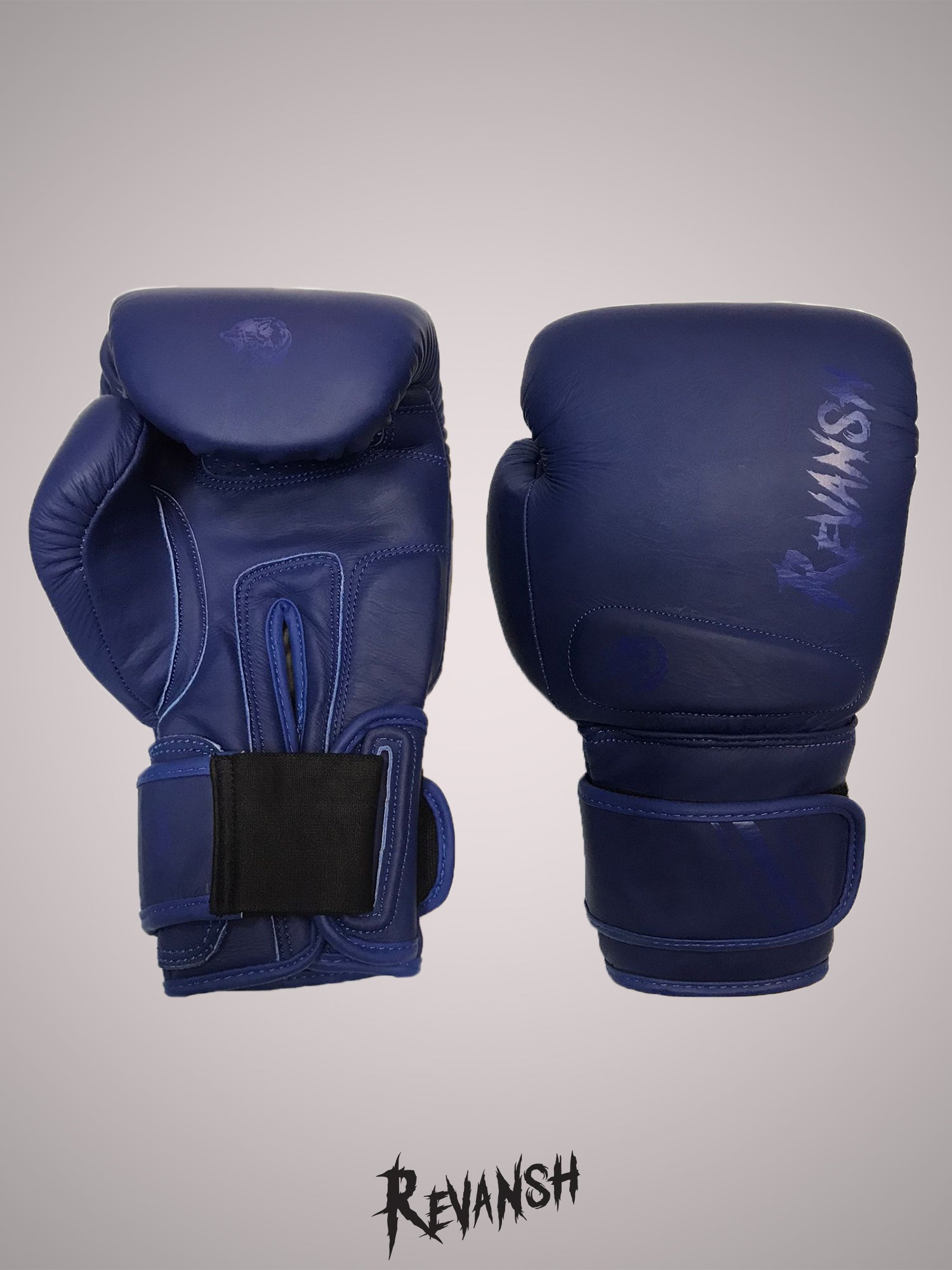 Boxing gloves REVANSH PRO Gel, BGL019BK, genuine leather