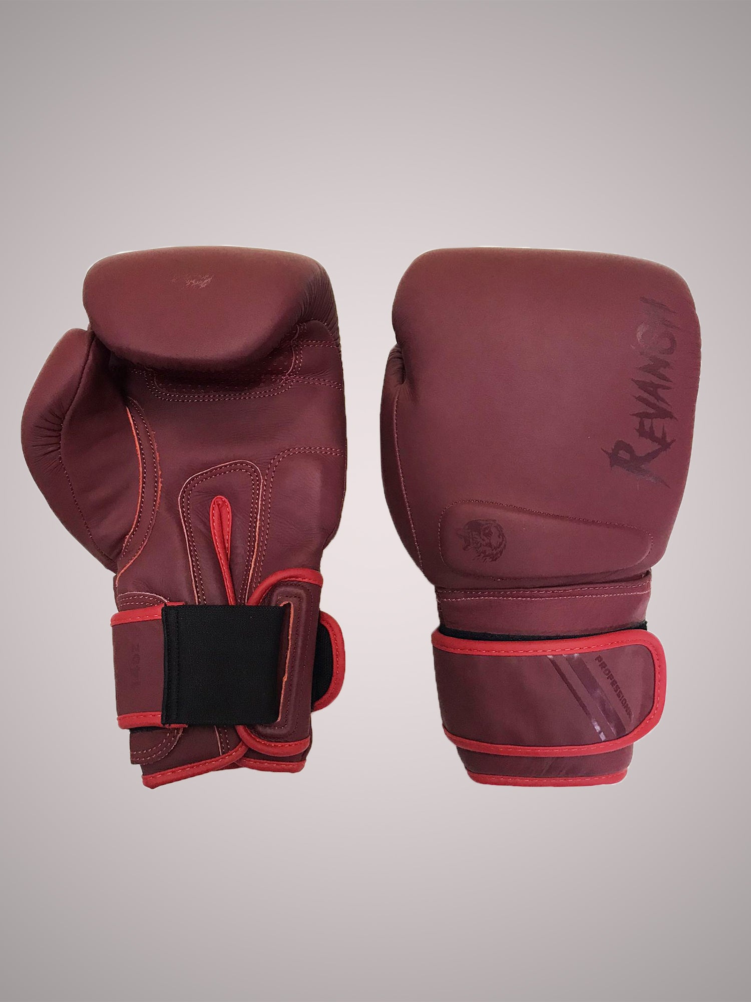 Boxing gloves REVANSH PRO Gel, BGL019BK, genuine leather