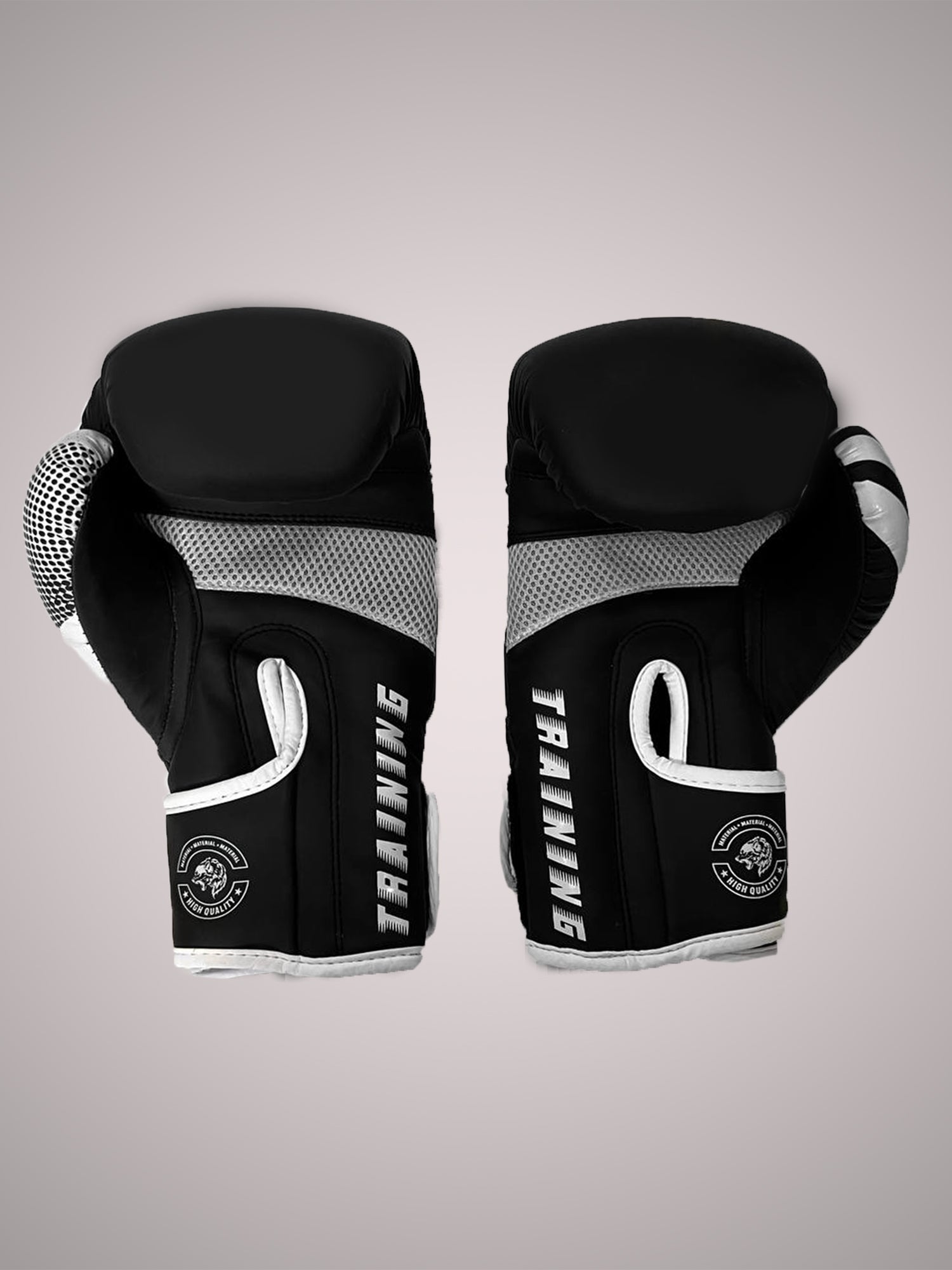 Boxing gloves REVANSH NEO, black and white