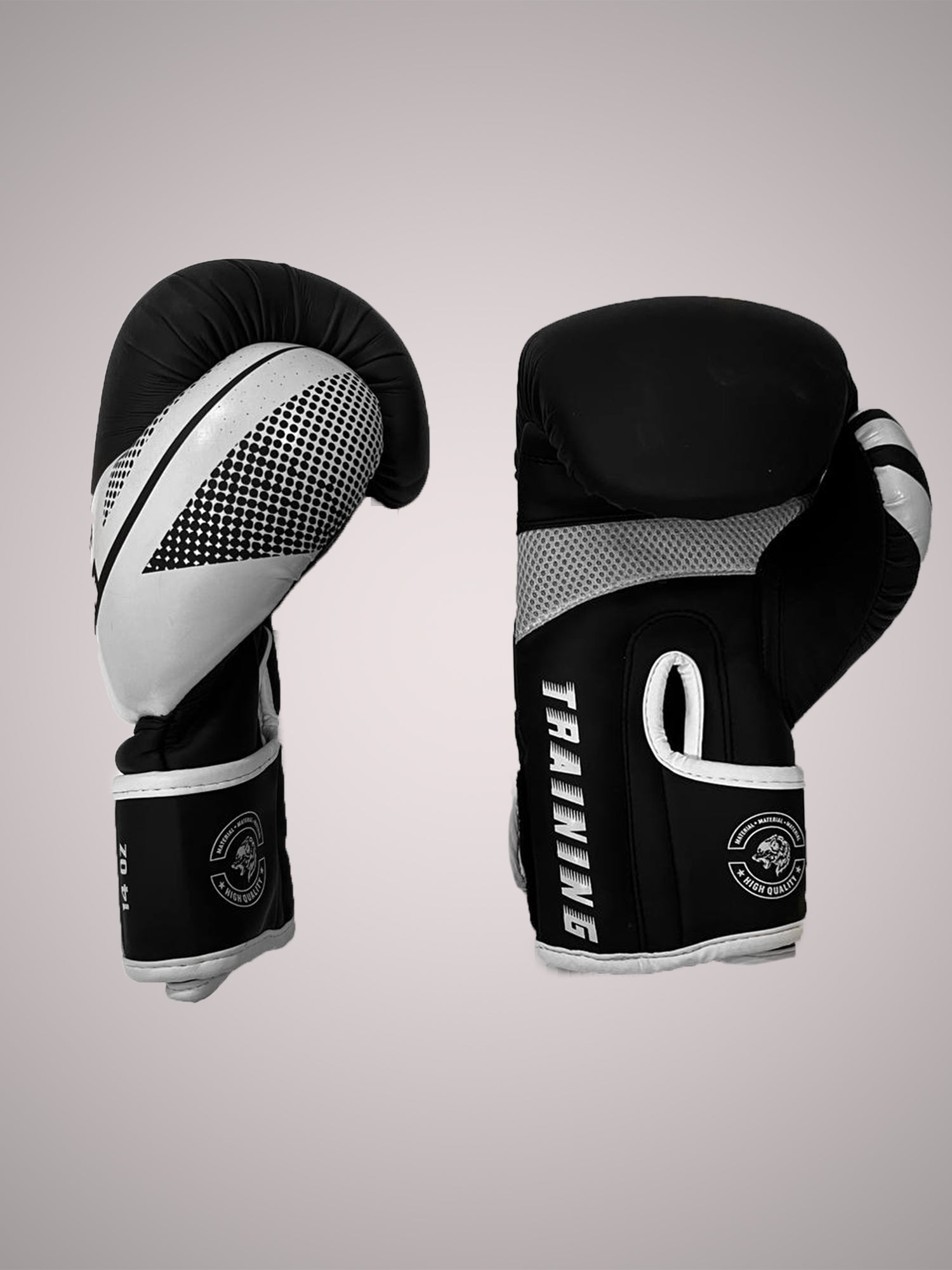 Boxing gloves REVANSH NEO, black and white