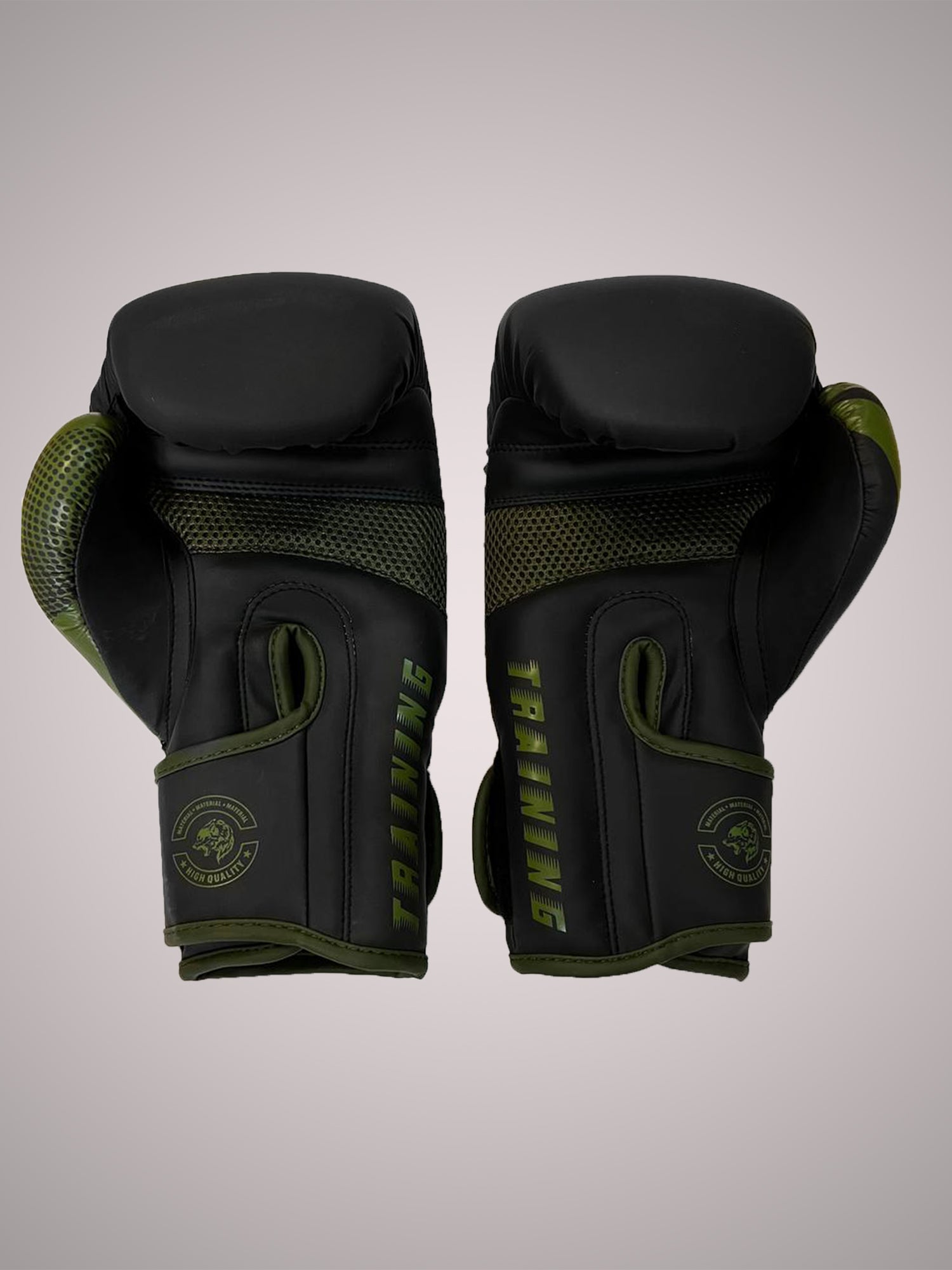 Boxing gloves REVANSH NEO, black-khaki