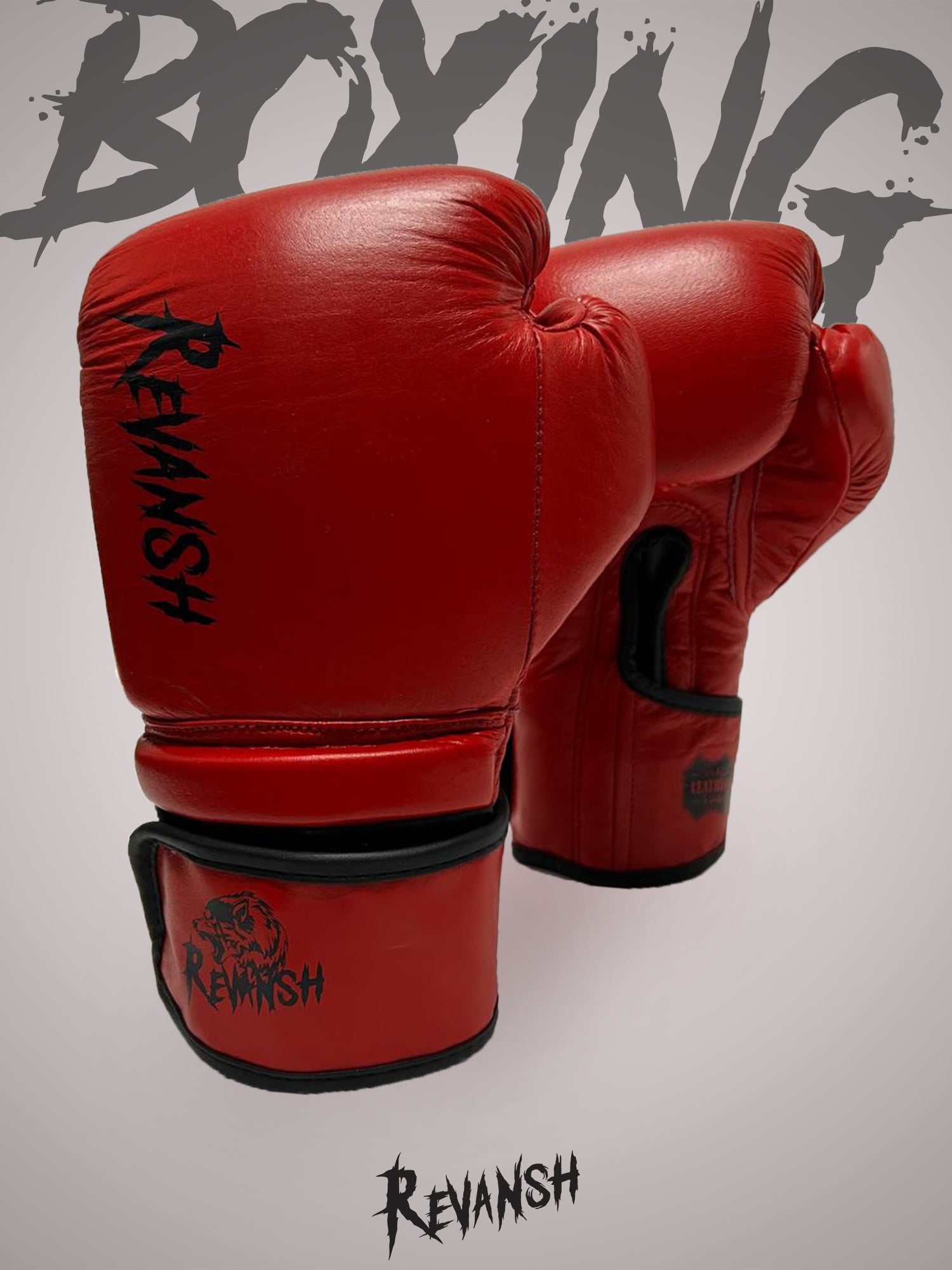 Revansh Competitive Boxing Gloves In Genuin Gloves