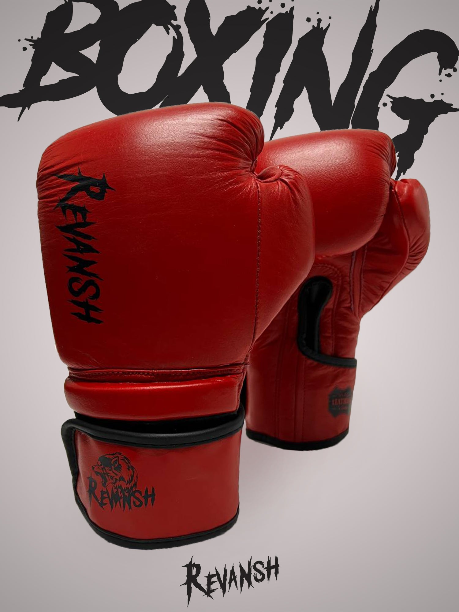 Revansh Competitive Boxing Gloves In Genuin Gloves