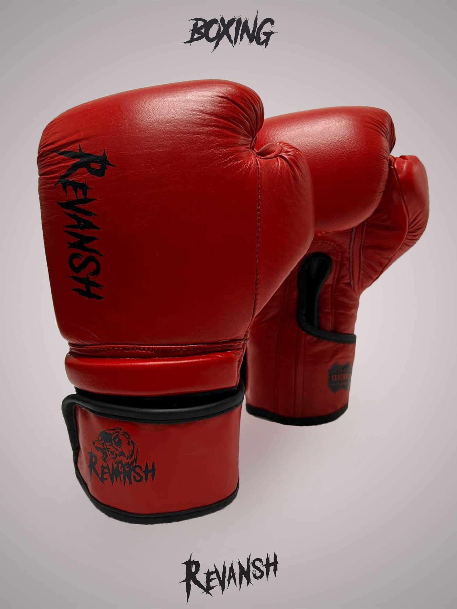 Revansh Competitive Boxing Gloves In Genuin Gloves