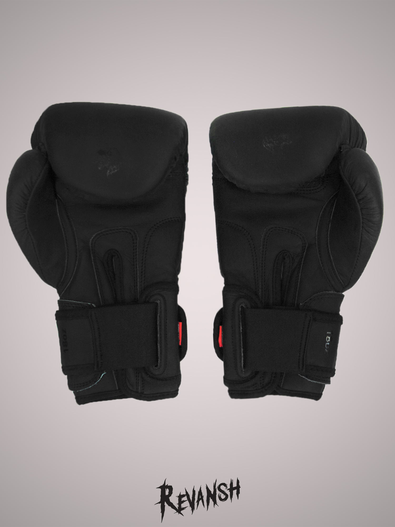 Boxing gloves REVANSH PRO Gel, BGL019BK, genuine leather