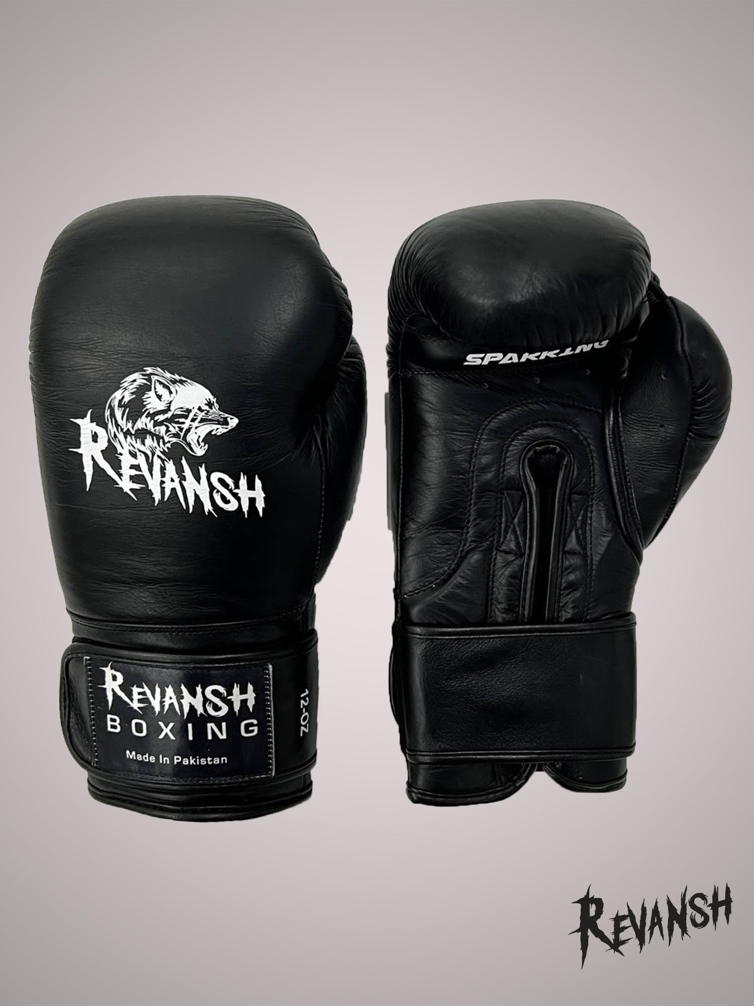Boxing gloves for sparring, genuine leather