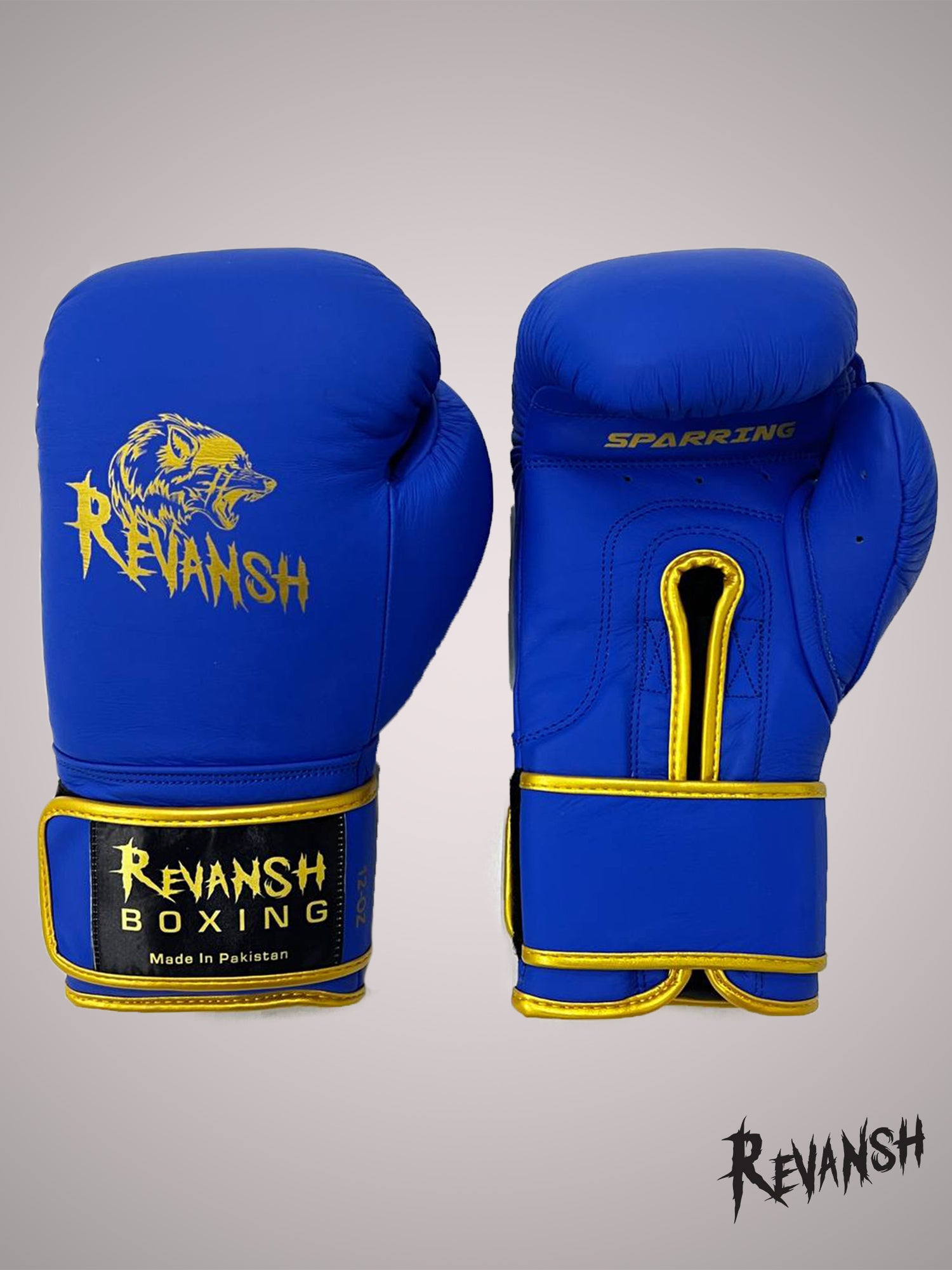 Boxing gloves for sparring, genuine leather