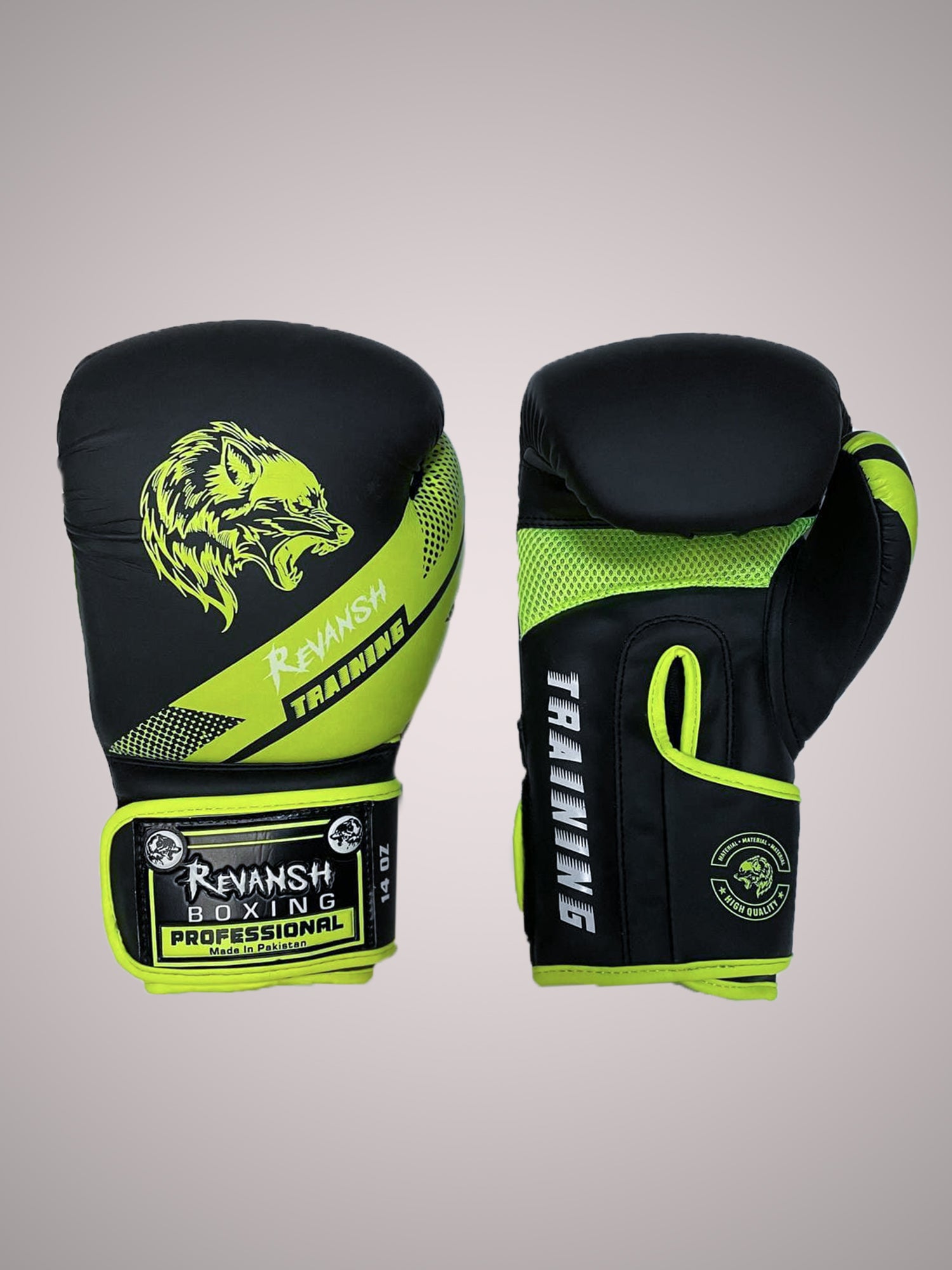 Boxing gloves REVANSH NEO, black-green