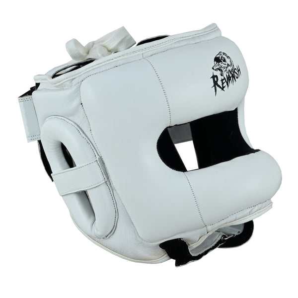 Revansh Sports Light Weight Head Guard - Genuine Leather - Boxing, Mma & Muay Thai - Adult Unisex
